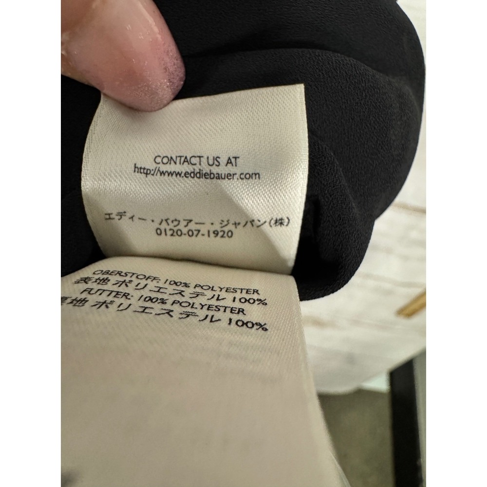 Eddie‎ Bauer Black Sleeveless Y2K Dress 8 Classic Career Minimalist Work Dress - Picture 4 of 4